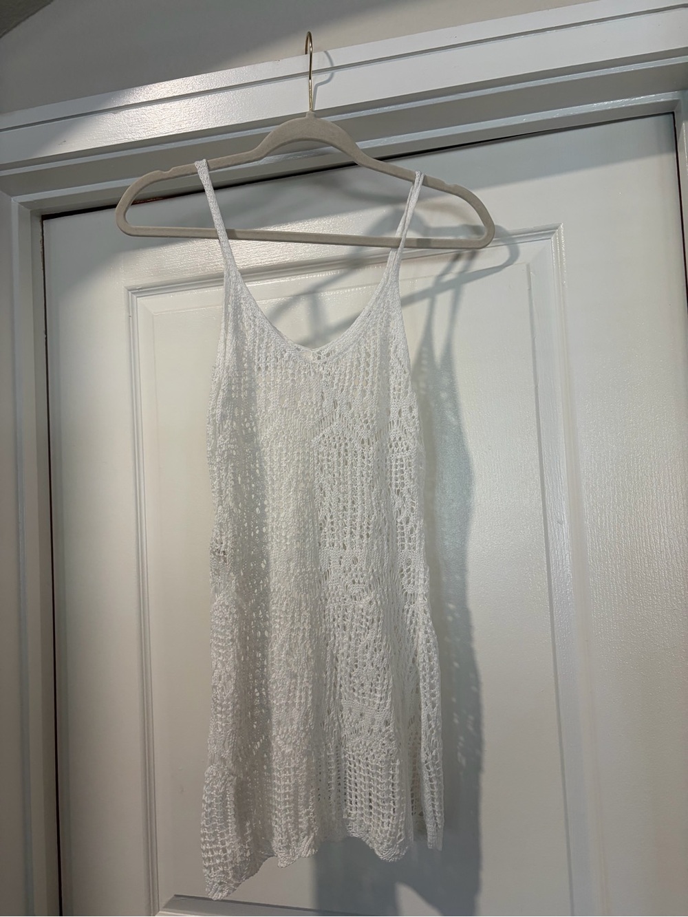 Women’s White Crochet Dress